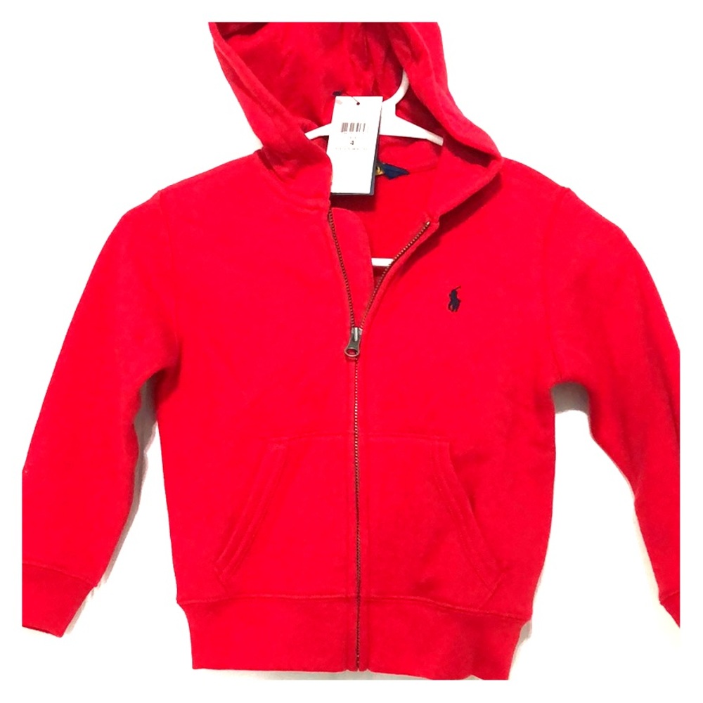 NWT red polo sweater